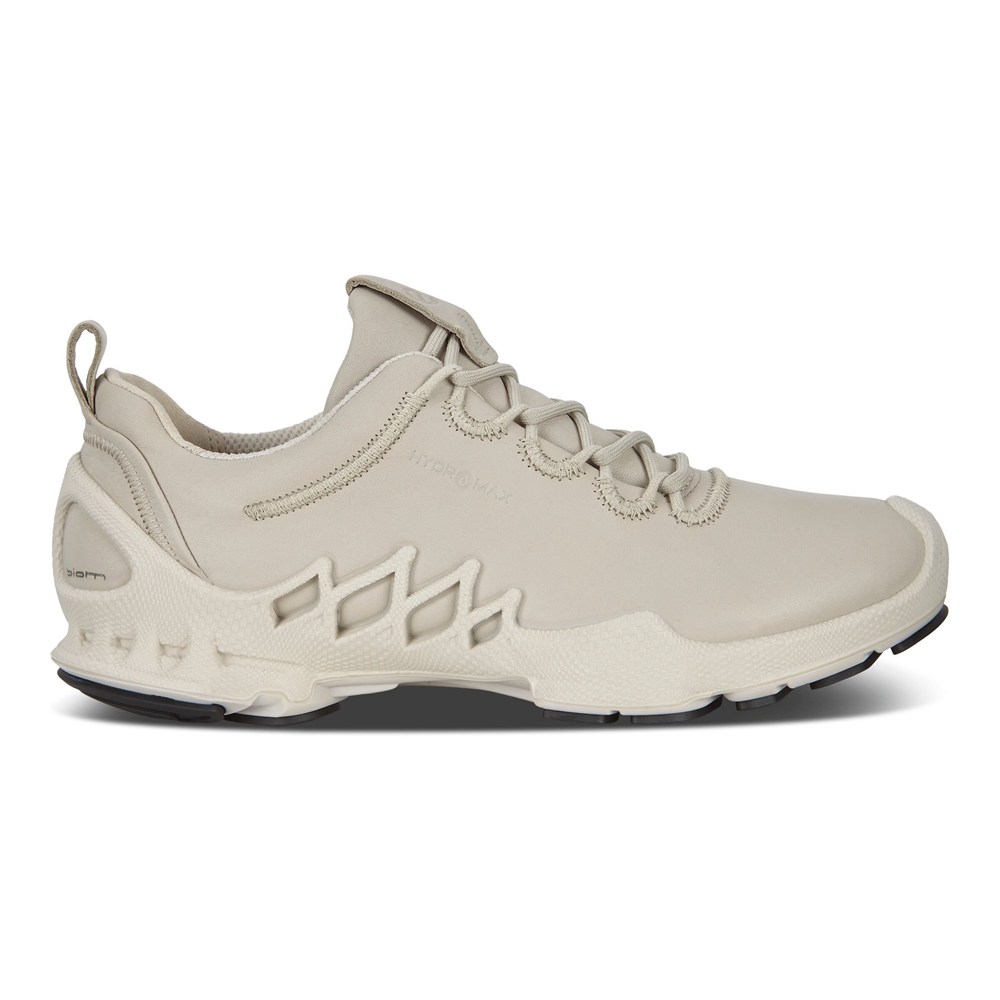 ECCO Womens Hiking Shoes Beige - Biom Aex Low - WGN-085273